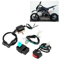 Complete Kick Start Engine Starting Wiring Harness Fits for 50cc PITPRO Dirt Bike Kill Switch Wiring