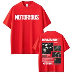 Limited Connor Mcgregor The Notorious Graphic Tee Shirt Men Women Fashion Retro Classic T Shirt Casual Cotton Oversized T Shirts