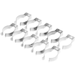 10pcs Spring Terry Clips Narrow Base Tool Stainless Steel Spring Terry Clamp Heavy Duty Tool Storage Rack 25mm 30mm 32mm 35mm