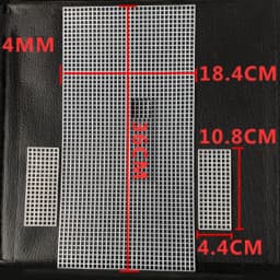 6Pcs Auxiliary Weaving Plastic Mesh Set DIY Weaving Material Helper Making Bag Accessories Net Cover for Handbag Bag Handmade