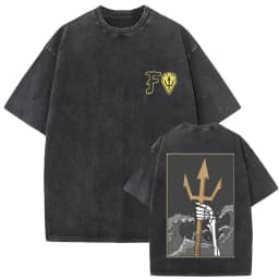 Forward Observations Group Vintage Washed T-shirt Skeleton Graphic T Shirts Men Women Fashion Oversized T-shirts Male Streetwear