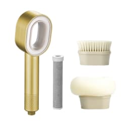 Filter Shower Head High Pressure Shower Nozzle Bathroom Shower Accessories Universal Water‑Saving Bathroom Brush Set