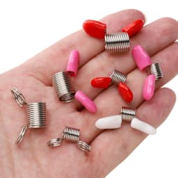 1pc Multifunctional Nickel-Plated Spring Steel Bead Stopper End Fasteners For Handmade DIY Jewelry Beading Bracelet Making