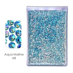 Bulk Wholesale AB Colours Big Package Non Hot Fix Rhinestone ss16 ss20 ss30 Flat Back Crystals Strass Stone For Nail Wedding