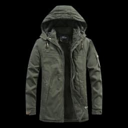 Camouflage Jacket Winter Hooded Velvet Thick Windproof Coat Men Warm Male's Medium-long Parkas New Mens Camo Parka Coat