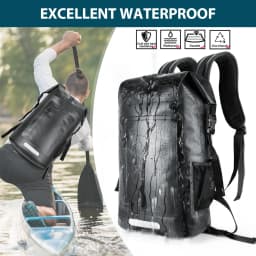NEWBOLER Large Capacity Swimming Waterproof Backpack, Beach, Drifting, Surfing, Diving, Waterproof Backpack 35L Dry Pack