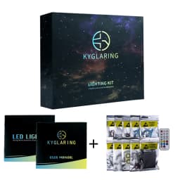 Kyglaring LED Light Kit Suitable for Lego Back to the Future Time Machine 10300 Building Block Decorative Lamp Not Include Model