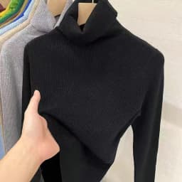 Classic Women's Turtleneck Sweaters Warm Pullover Basic Slim Korean Casual Fall Winter Elegant Knitted Tops All Match Jumper