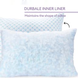 Cooling Pillow Memory Foam Pillows with Zipper Adjustable Firmness for Sleeping Cold Pillow (Two Sides Design)