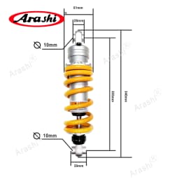 Arashi Rear Shock Absorber Nitrogen Air Shock Suspension For HONDA For YAMAHA For SUZUKI 425mm / 365 / 360 / 330 / 315 / 305mm