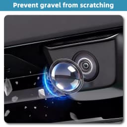Lanke 2/4PCS Car Camera Lens Protector Rear View Backup Camera Cover 360° Camera Protection Anti Scratch Waterproof Dustproof