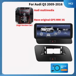 10.25"Android 12 Auto Car radio For Audi A4 A5 B8 S4 S5 2009-2016 Multimedia Video player 4G Carplay GPS navi Stereo QLED Screen
