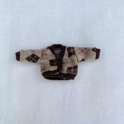 Handmade Obitsu 11 Vest Ob11 Doll Clothes Winter Sweater With Plaid Pattern For Gsc, Ymy Body, Ufdoll, 1/12bjd, Obitsu11