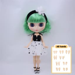 ICY DBS Blyth 1/6 bjd dolls joint body custom face colorful hair Contains clothing and shoes special