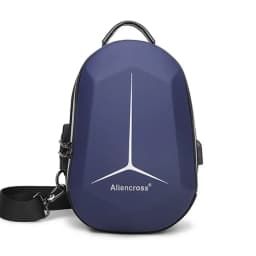 Designer Anti-theft Lock Crossbody Bag USB Charging Travel Shoulder Bag High Quality Messenger Bags Male Waterproof Chest Bag
