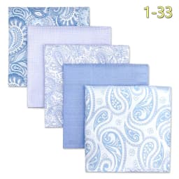 5 Pack Mens Suit Pocket Square Handkerchief Set Various Hanky Lot Classic Gentlemen Wedding Gift Accessories Large Dropshipping