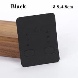 50pcs 3.8x4.8cm Display Card for Earrings Ear Studs Blank Kraft Paper Tags