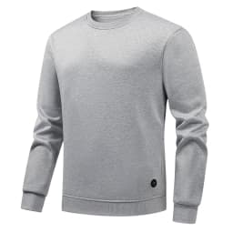 New 7-Zone Heating Intelligent Temperature Control Electric Round Neck Hoodie Men'S Autumn Winter Casual Thick Warm Pullover Top