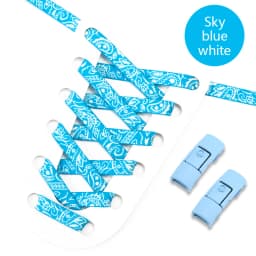 Elastic Laces Sneakers Cashew Flower Colorful Press Lock Shoelace Without Ties AF1/AJ Kid Adult 8MM Thick Sports No Tie Shoelace