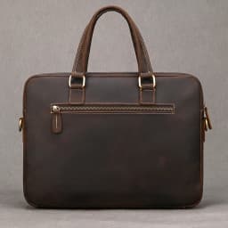Genuine Leather Briefcase For Men Male Cowskin Laptop Business Handbag Vintage Style Crazy horse leather Shoulder Crossbody Bag