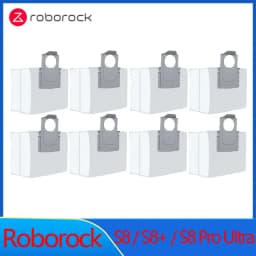 For Roborock S8 Pro Ultra S8+ Spare Parts DuoRoller Main Side Brushes Mop Cloths HEPA Filters Dust Bags Accessories