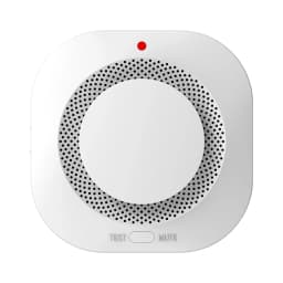 10-Year Lifespan Smoke Detector Alarm 80dB, Low Power & Easy Install for Home/Office Safety