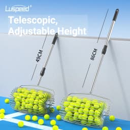 Luspeed Third-Generation Tennis Ball Picker, Retractable Ball Picker, Increased Capacity, Easy to Pick up Balls, Quick to Retrieve Balls