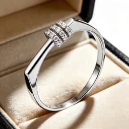 Huitan Multi-Row Cubic Zirconia Geometric Rings for Women Silver Color/Gold Color Minimalist Statement Daily Party Jewelry 2026