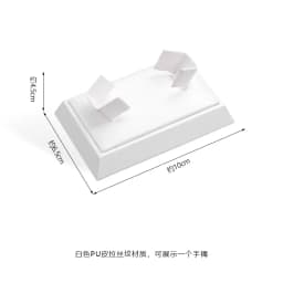 Pure WhiteJewelry Exhibitor Props Bracelet Earring Frame Wiredrawing Table Jewelry Tray Necklace Earring Ring Jewelry Display