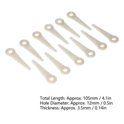 Plastic Cutter Blades Lawn Mower Head Blade Replacement 4111‑007‑1001 for Mower Blade Replacement