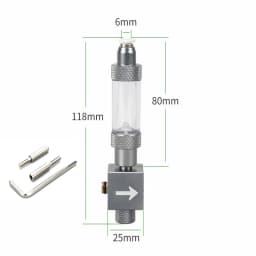 Aquarium CO2 Regulator Dual Meter Solenoid Valve Quick Plug Foam Recorder Control System Fish Tank CO2 Pressure Reducing Valve