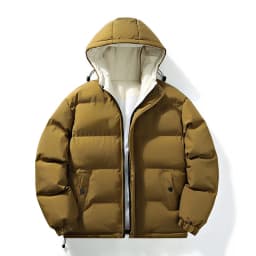 Winter Solid Color Hooded Parkas for Men New Style Comfortable Warm Cotton Coats Fashion Thicken Outerwear Outdoor Windproof