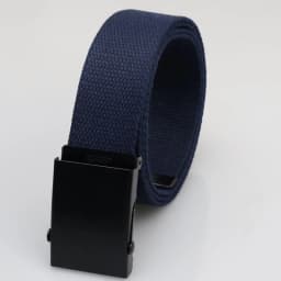 3.8cm Casual Canvas Belt Silver Alloy Buckle Solid Color Outdoor Comfortable Cotton Sports Belt Unisex