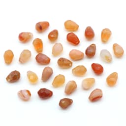 10PC New Reiki Natural Gem Stone Beads Charms Drop-shaped Faceted Moonstone Pendant for DIY Necklace Earring Jewelry Making Gift