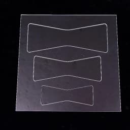 1Set Bow Router Templates PET Transparent Acrylic Templates For Woodworking Router Template Tools