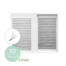 800/1600 Fans Premade Volume Lashes Fan Individual Sharp Pointy Base Premade Russian Volume Fans Eyelash Extension Makeup Tools