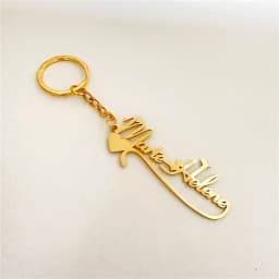 Custom Name Keychain Personalized Stainless Steel Pendant Keychains for Women Men Customized Nameplate Keyring Jewelry Gifts