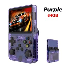R36S Retro Handheld Game Console Linux System 3.5 Inch IPS Screen Portable Pocket Video Player 64GB/128GB Storage Kid Boy Gifts