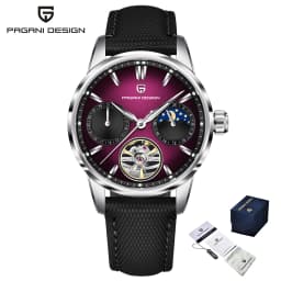 Pagani Design 2025 New 41MM Luxury Automatic Mechanical Men's Watch Stainless Steel 10bar Waterproof Pilot Watch reloj hombre