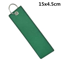 Custom Logo Polyester Keychain Print Name Car Motorcycle Embroider Webbing Key Chain Personalized Ribbon Keyring Men and Women