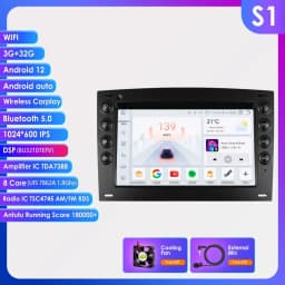 2 din Carplay Android Auto Car Radio For Renault Megane 2 2002-2009 Car Multimedia GPS autoradio RDS DSP AI 4G Octa Core 7862