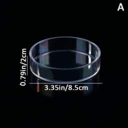 Aquarium Feeder Acrylic Transparent Fish Round Square Dishes Shrimp Food Box Fish And Shrimp Feeding Accessories