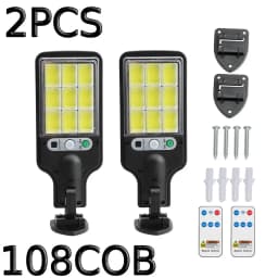 Solar Outdoor LED Wall Light Human Body Motion Sensor 3 Modes IP65 Waterproof Solar Garden Lamp Auto Charging Waterproof Outdoor Street Lantern for Yard Courtyard Garage Terrace Patio Home Exterior Decor Security Night Light Weatherproof Auto On Off Outdo