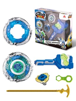 Infinity Nado 3 Original Crack Series-2 In1 Split Spinning Top Metal Nado Gyro Battle Gyroscope with Launcher Anime Toy Kid Gift
