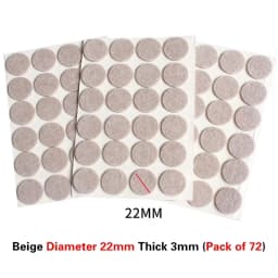 Round Square Felt Chair Leg Pads 2mm Floor Scratch Protector Mat Mute Non-slip Self Adhesive Diy Furniture Accessories