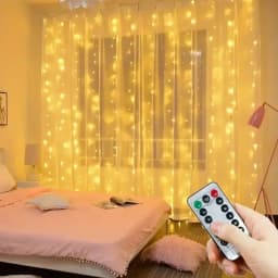 3M LED Curtain String Lights Fairy Decoration USB Holiday Garland Lamp 8 Mode For Home Garden Christmas Party New Year Wedding