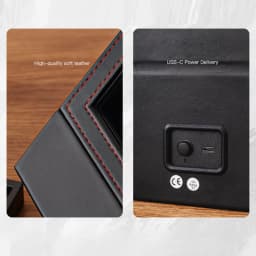 CCZIDONGH Automatic Watch Winder With Quiet Japanese Motor USB Cable Powered,Leather Exterior And Soft Flexible Pillow