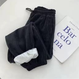 Winter Thick Warm Women Harem Pants 4Xl Oversized Casual Elastic Waist Velvet Sweatpants Female Solid Fleece Jogging Trousers