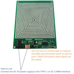 Schumann Resonances 7.83Hz Pure Sine Wave Ultra Low Frequency SR Signal Generator Audio Resonator for HIFI Sleep Creation