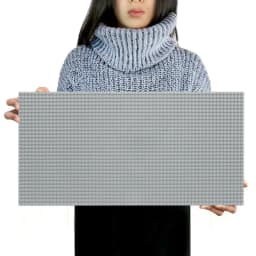 32*64 Holes Classic Building Blocks Base Board, DIY Assembled Building Blocks Wall Compatible With Brand Gift Toys for Children